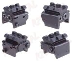 Offset Picatinny Rail Mount Red Laser Sight with Dual Rail - Image 5