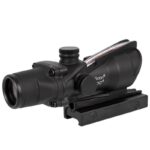 Tactical 4x32 ACOG Scope | Fiber Optic Illuminated | Black