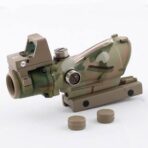 Tactical 4x32 ACOG Scope | With RMR Red Dot Sight | Black - Image 4