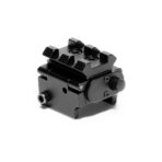 Offset Picatinny Rail Mount Red Laser Sight with Dual Rail - Image 4