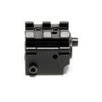 Offset Picatinny Rail Mount Red Laser Sight with Dual Rail - Image 3