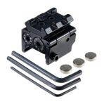 Offset Picatinny Rail Mount Red Laser Sight with Dual Rail - Image 6