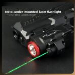Red Laser + Flashlight Combo - Picatinny Rail Mount Tactical Light - Image 2
