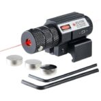 Tactical Red Laser Sight Scope with Picatinny Rail Mount