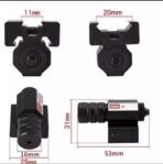 Tactical Red Laser Sight Scope with Picatinny Rail Mount - Image 2