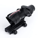 Tactical 4x32 ACOG Scope | Fiber Optic Illuminated | Black - Image 2