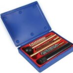 Travel Pistol Cleaning Kit - Case with Bore Brush + Mop