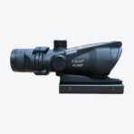 Tactical 4x32 ACOG Scope | Fiber Optic Illuminated | Black - Image 3