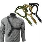 Military Bungee Rifle-Sling - Quick Release Sling for AR-15, AK-47 & Others