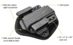 Gun&Flower Kydex and Nylon Hybrid Universal IWB Holster suit for Red Dot - Image 5