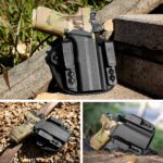 Gun&Flower Kydex and Nylon Hybrid Universal IWB Holster suit for Red Dot