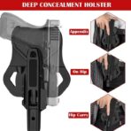 Universal TRX 9mm OWB Quick Draw Holster For Lefty & Righty both