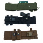 Tactical Universal Belly Belt with Holster - Concealment Waist Belt for License and 2 Magazines